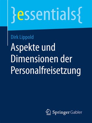 cover image of Aspekte und Dimensionen der Personalfreisetzung